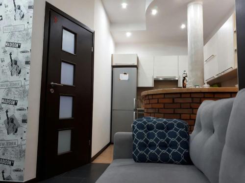 Apartament Twoja Przystańにあるキッチンまたは簡易キッチン