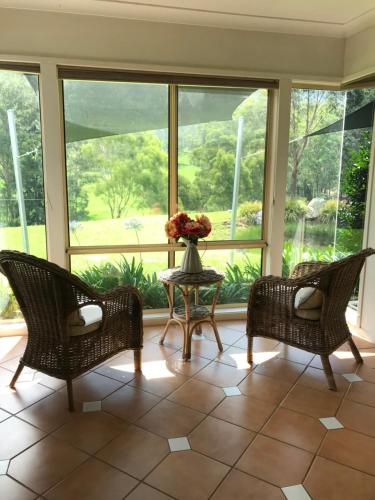 Χώρος καθιστικού στο Clerevale Vacation Home
