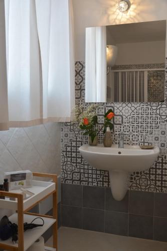 Kylpyhuone majoituspaikassa Residenza Al Castello