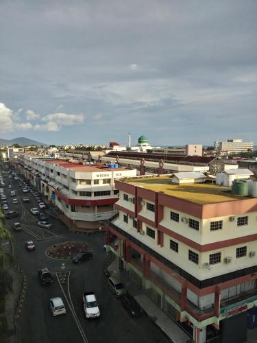 Vista general de Tawau o vista desde el hotel