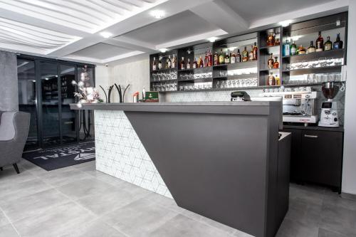 Lounge nebo bar v ubytování Hotel Crystal