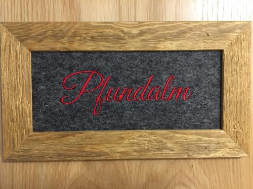 a blackboard with the word philadelphia written on it at Hotel im Sonnental in Jachenau