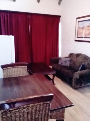 Posezení v ubytování Bains Lodge