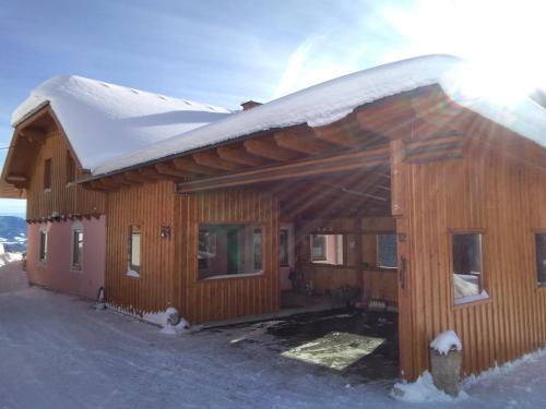 Ferienhaus Gstoderblick v zimě