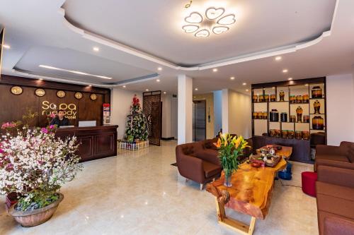 Ruang duduk di Sapa Melody Hotel