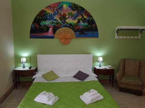 Ένα ή περισσότερα κρεβάτια σε δωμάτιο στο B&B Sicily Luxury