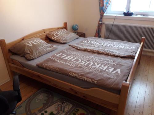 Posteľ alebo postele v izbe v ubytovaní Böhmerwald Angerholz