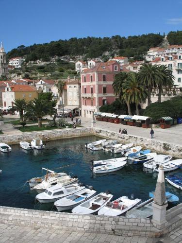 Hvar attic modern design - town center with a great view