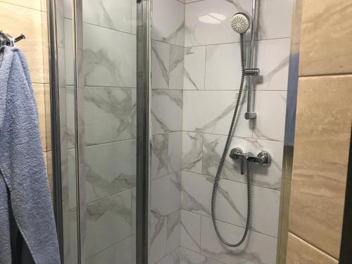 Koupelna v ubytování Dudman Hotel