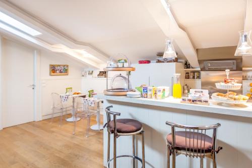 Kuchyň nebo kuchyňský kout v ubytování B&B al 19