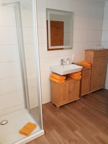 Kúpeľňa v ubytovaní Allgäuer Landhaus