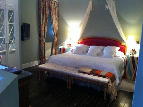 Katil atau katil-katil dalam bilik di Hotel Valdepalacios Gourmand 5* GL