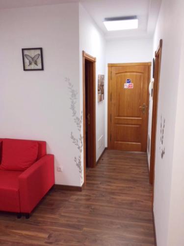 Coin salon dans l'établissement Apartamentos cerca del Aeropuerto