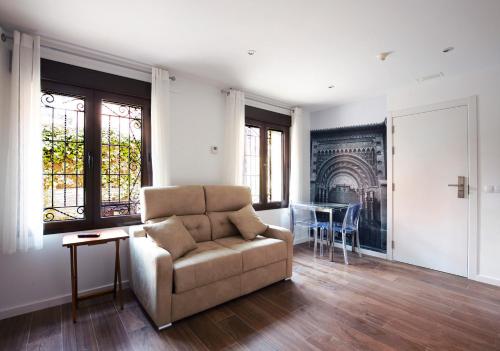 Ruang duduk di Fuente Torán Apartamentos
