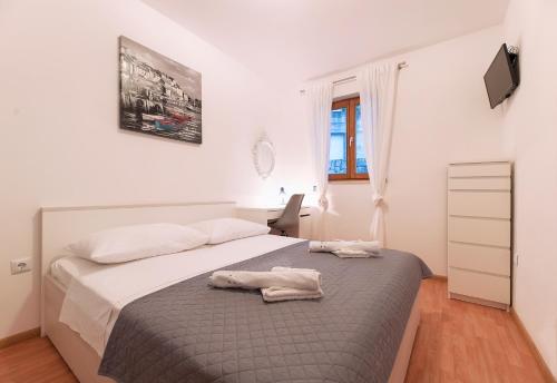 Posteľ alebo postele v izbe v ubytovaní Apartment Andrina