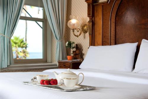 Katil atau katil-katil dalam bilik di Doryman's Oceanfront Inn