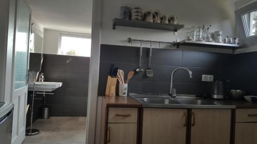 A kitchen or kitchenette at Mirador Balaton design Villa