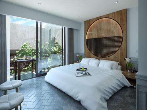 Postel nebo postele na pokoji v ubytování Singular Joy Downtown Residences