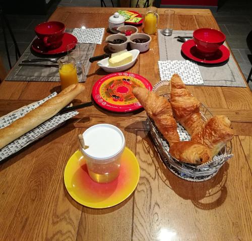 la bastide des borelsで提供されている朝食
