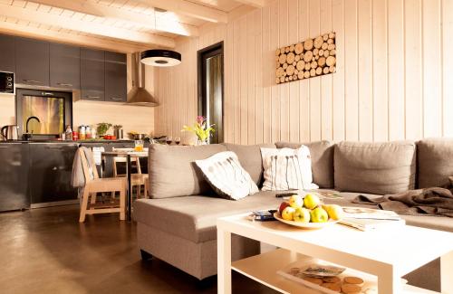 Ruang duduk di Baltic Lodge