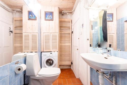 Koupelna v ubytování ApartDirect Gamla Stan