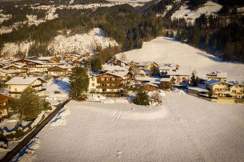 Landhaus Maridl v zimě