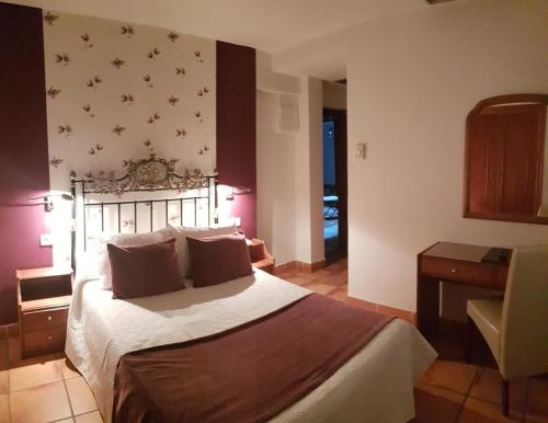Een bed of bedden in een kamer bij Las Nieves