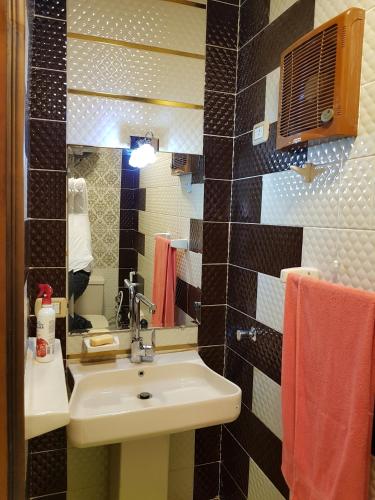 Koupelna v ubytování Al Mansoura Apartment