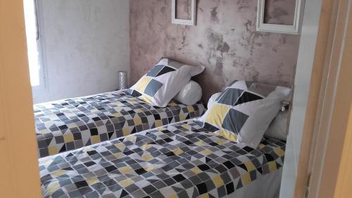 Postel nebo postele na pokoji v ubytování GITE LA CLE DES CHAMPS