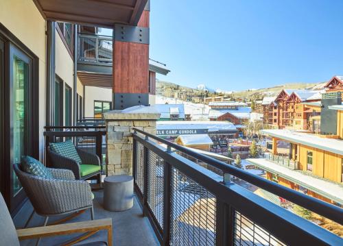 Balkón nebo terasa v ubytování Limelight Hotel Snowmass