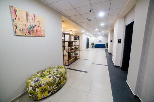 Voodi või voodid majutusasutuse Golden Hotel toas