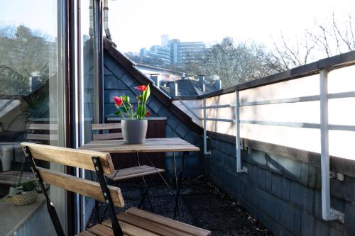 Μπαλκόνι ή βεράντα στο Apartments an der Universität