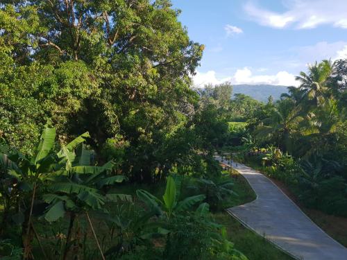 Landskap semula jadi dekat dengan apartmen