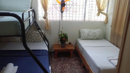 Zona de estar de Las Galeras Island Hostel