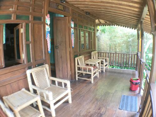 Μπαλκόνι ή βεράντα στο Green Paddy Hostel & Villa