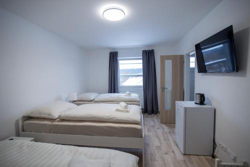 Ein Bett oder Betten in einem Zimmer der Unterkunft apartment Dana