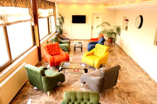 Posezení v ubytování Ceylan Hotel