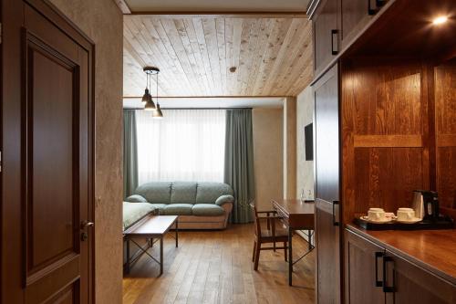 Χώρος καθιστικού στο Ganz & SPA
