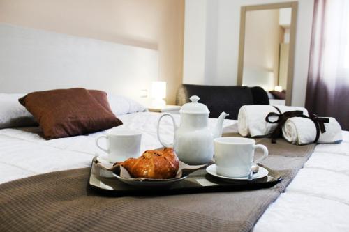 Cama o camas de una habitación en Hotel Cesirja