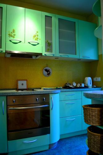 Cottages Delloress tesisinde mutfak veya mini mutfak