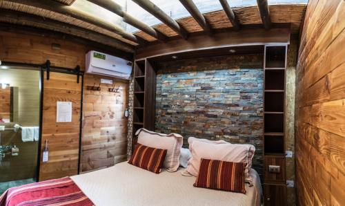 Koupelna v ubytování Hotel Manada del Desierto