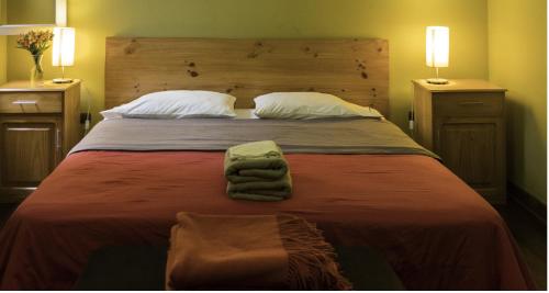 Letto o letti in una camera di Casa Nuestra Peru