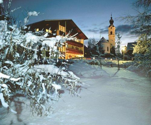 Landhotel Kolb during the winter