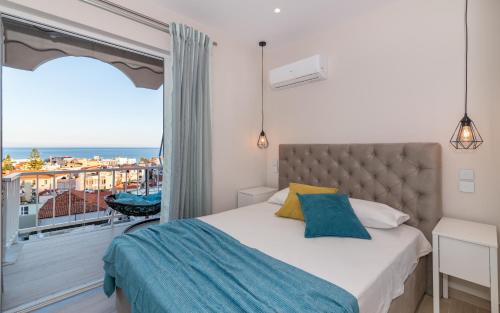 Posteľ alebo postele v izbe v ubytovaní Eolia Apartment