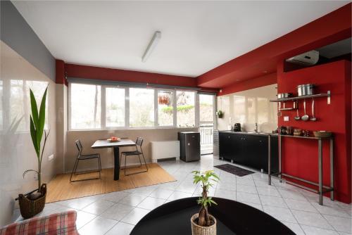 Η κουζίνα ή μικρή κουζίνα στο Comfort Stay Lofts