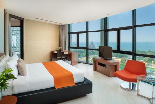 The Zign Hotelにあるベッド