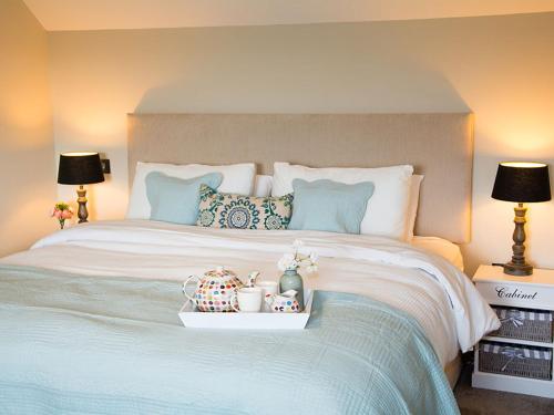 Ένα ή περισσότερα κρεβάτια σε δωμάτιο στο Beechwood 4, Kenmare - stay for more than 15 days