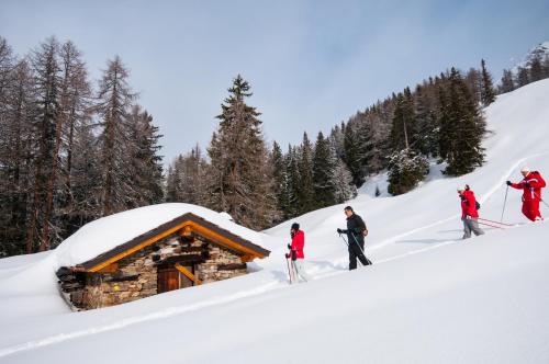 Το Maison Glarey Courmayeur CIR VdA 0023 τον χειμώνα