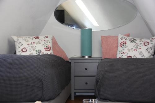 Khu vực ghế ngồi tại Ferienhaus Sayn bei Koblenz