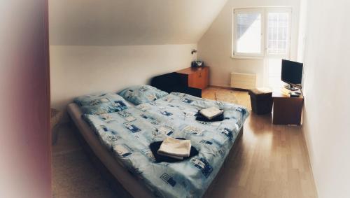 Postel nebo postele na pokoji v ubytování Rekreačný Dom Sablatura